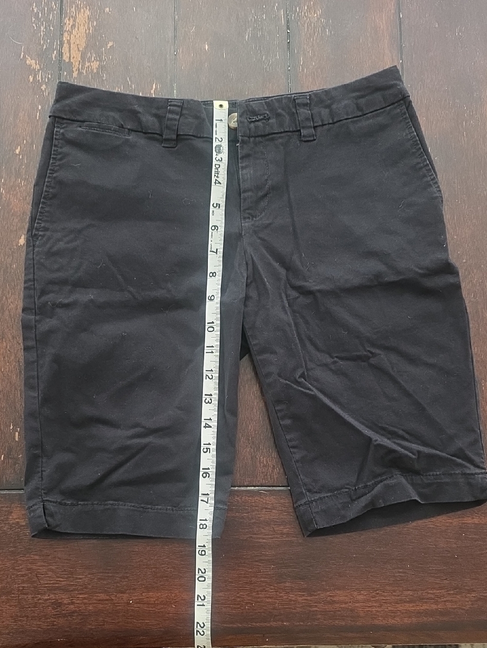 Faded Glory Black Men's Flat Front Shorts